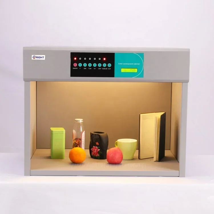 

Sheet Metal Framework Textile Color Viewing Booth Fabric Color Matching Cabinet