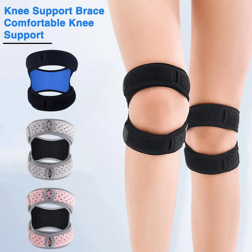 Knee Support Brace Adjustable Patellar Tendon Support Strap for Knee Pain Relief During Sports Running for Arthritis for Sports