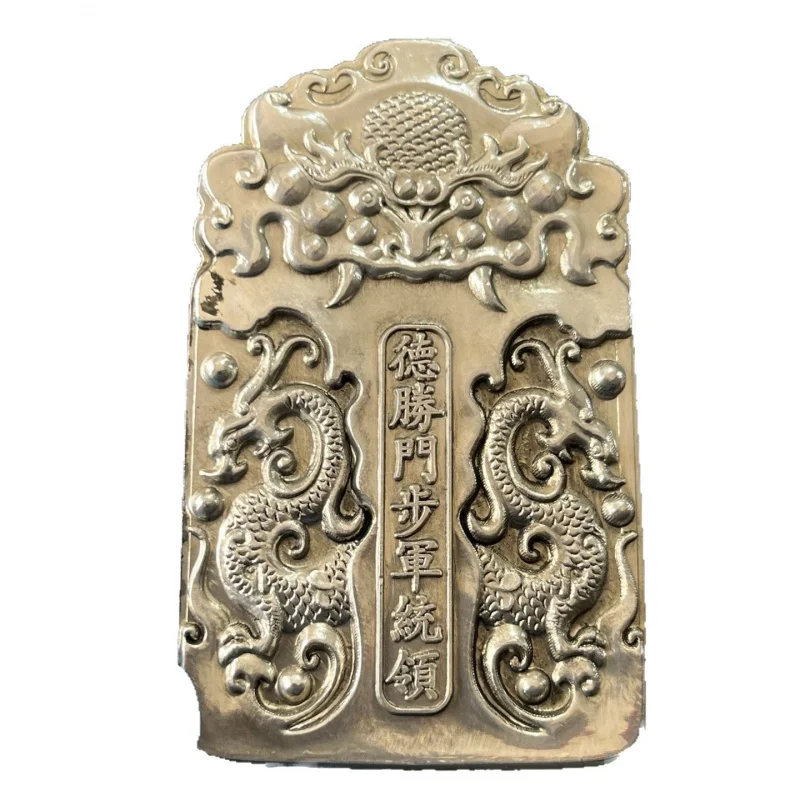 الجملة العتيقة نمط الفضة مطلي بوابة النصر خطوة قائد الجيش رمز الخصر شارة الحرف اليدوية قطع يدوية فيلم المنزل P