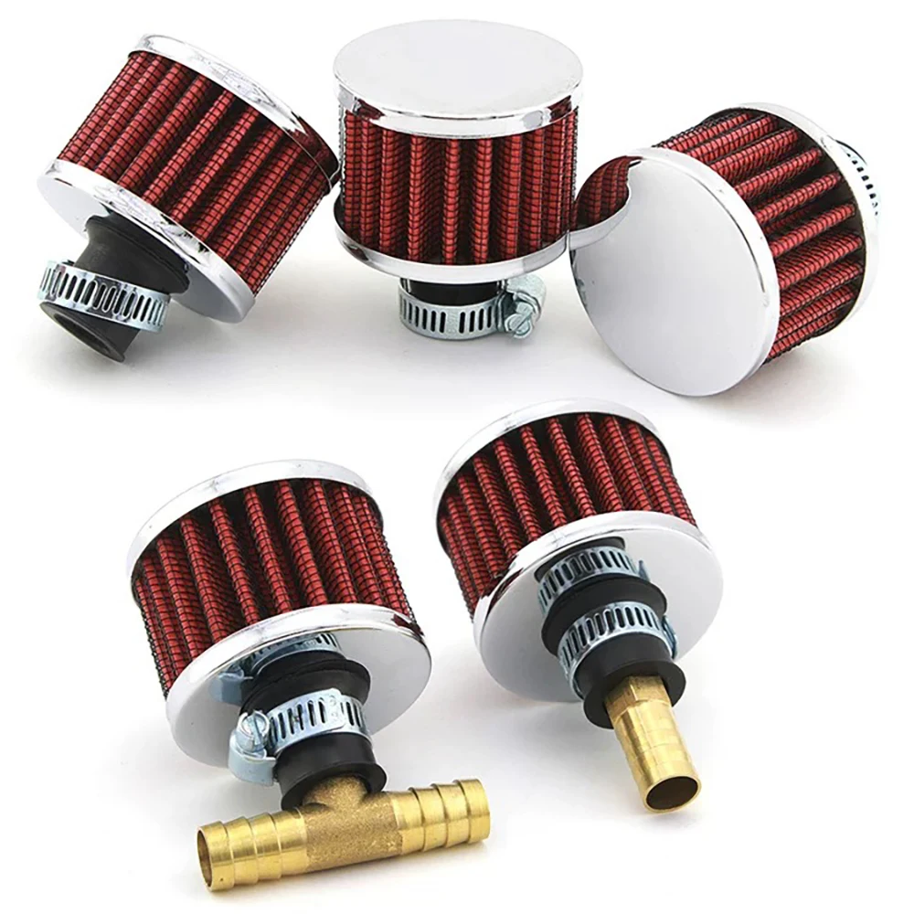 

12mm High-Flow Winter Mushroom Head Exhaust Air Filter Secondary Intake Winter Mushroom Head Vacuum Tube Small Mushroom Head