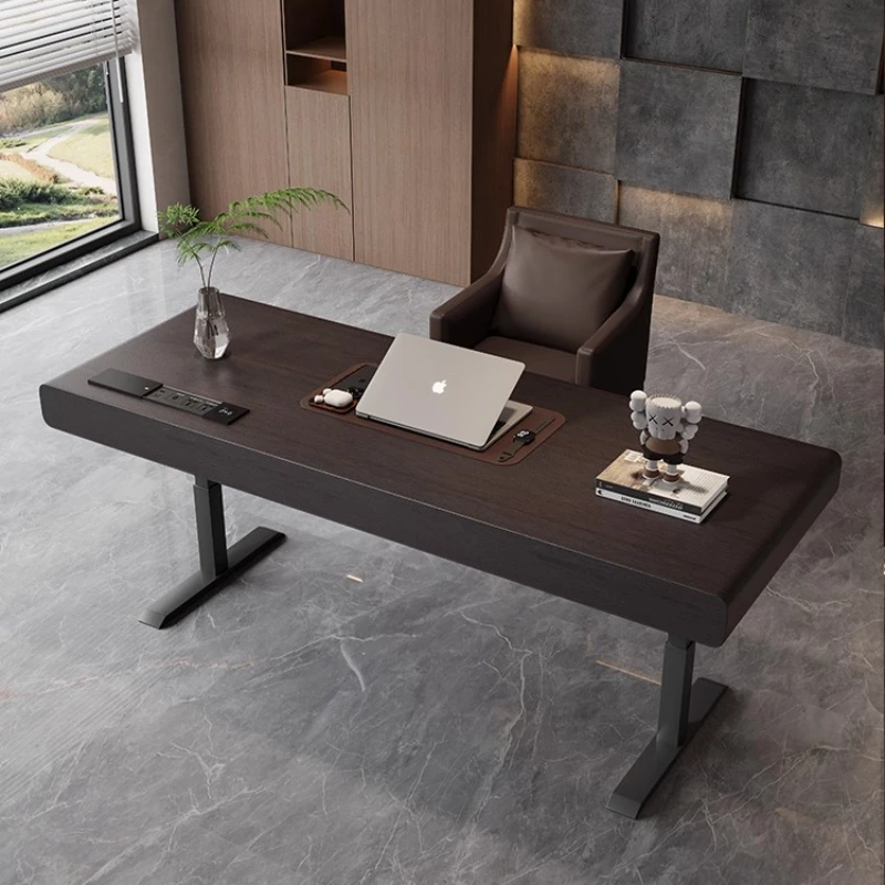 

Регулируемый роскошный офисный стол середины века, современный винтажный деревянный офисный стол, модная мебель для учебы, дома Mesa XYOD