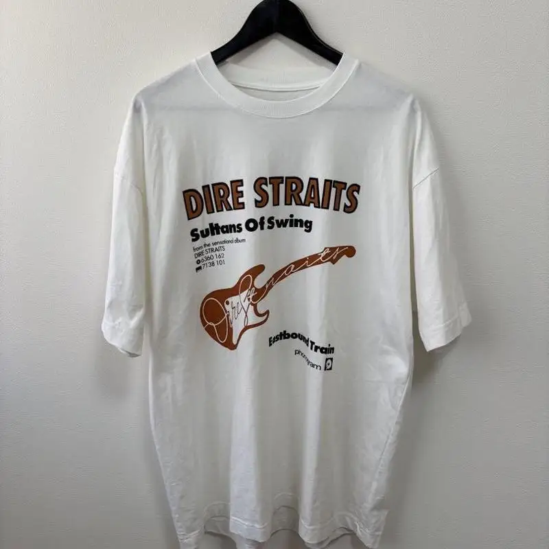 

XL Dire Straits band T-shirt used clothing white
