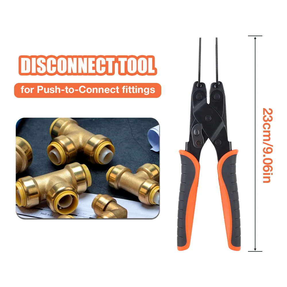 3 in 1 Professional Pipe Pliers, Multi-function 1/2″ 3/4″ 1″ Pipe Installation and Removal Tools, Water Pipe Disconnect Pliers