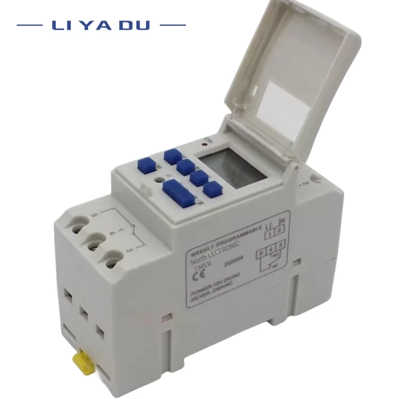 THC15A Electronic Weekly 7 Days Programmable Digital Time Relay Time Control Switch 12V 24V 110V 220V Bell Ring Relay 16a