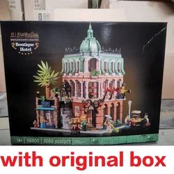 With Original Box Series Boutique Hotel Modular Building Blocks Bricks Toys Birthday Christmas Gifts Compatible 10297