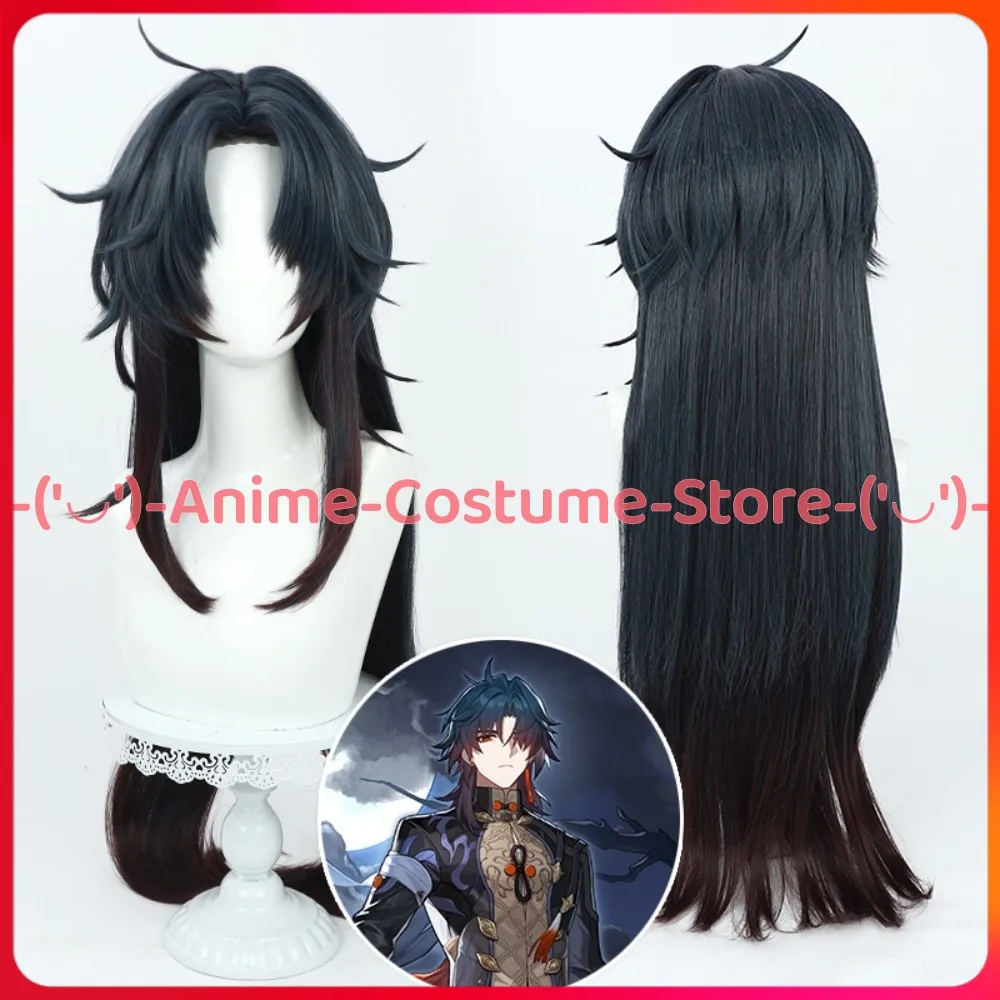 

Honkai: Star Rail Blade Cosplay Wig Ponytail Game Character Halloween Carnival Party Costume Wigs Heat Resistant Synthetic Hair
