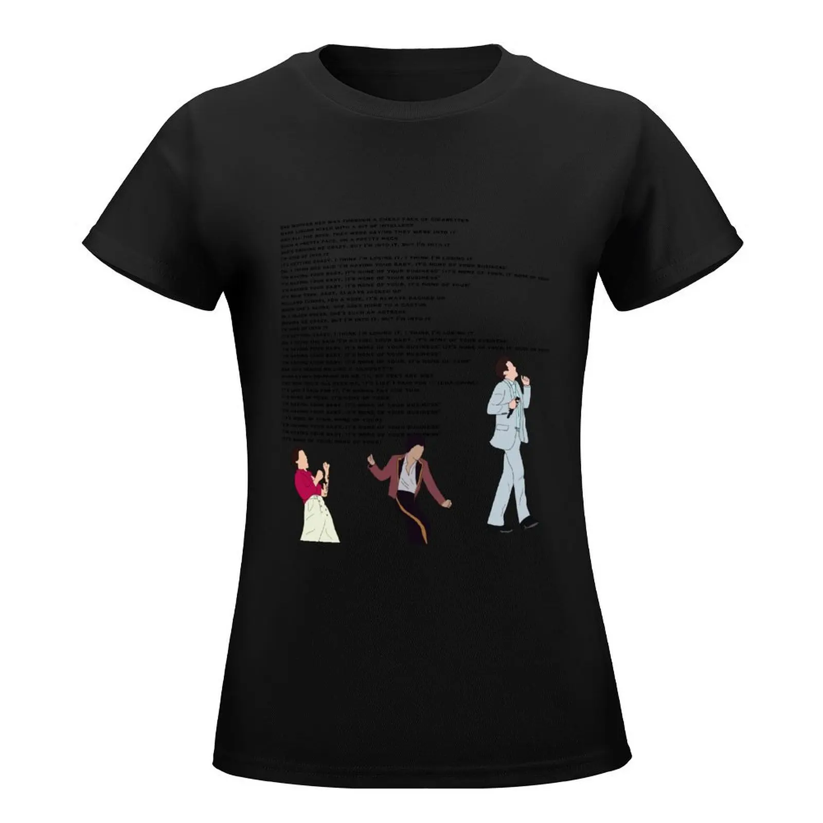 harry song T-Shirt tees Blouse white t shirts for Women