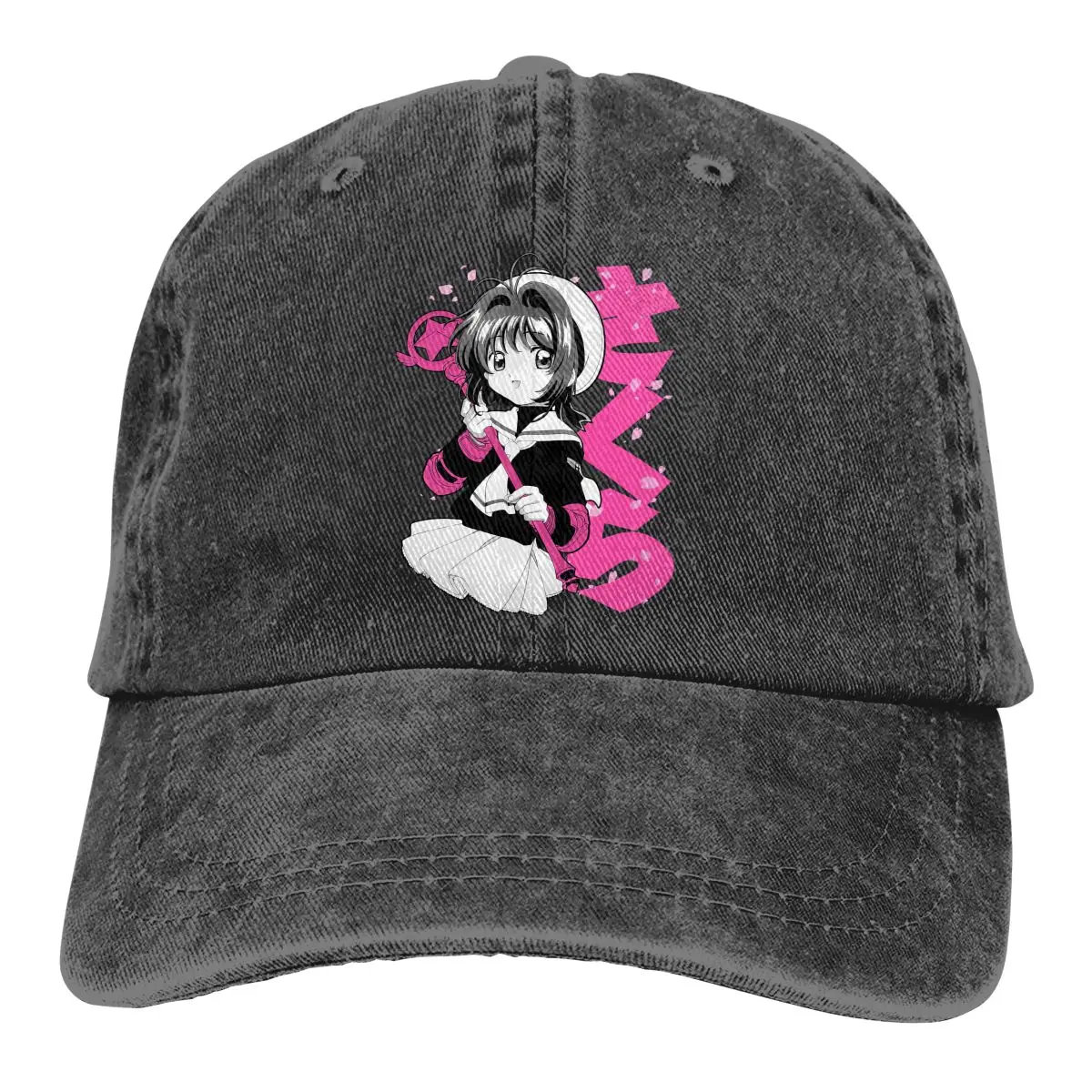 Sakura Bloom (black) Baseball Cap cowboy hat Peaked cap Cowboy Bebop Hats Men and women hats