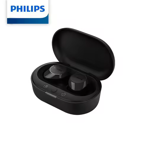 Philips TAT1209 True Wireless Earphone HD Call Touch Control BT 5.3 Earbuds Waterproof 300mAh Battery Bass Headset 100% Original