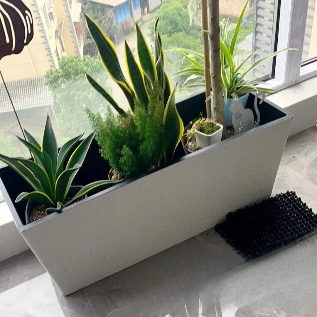 

Large flower box, plastic planting tank, courtyard manger pot, balcony feeding tank