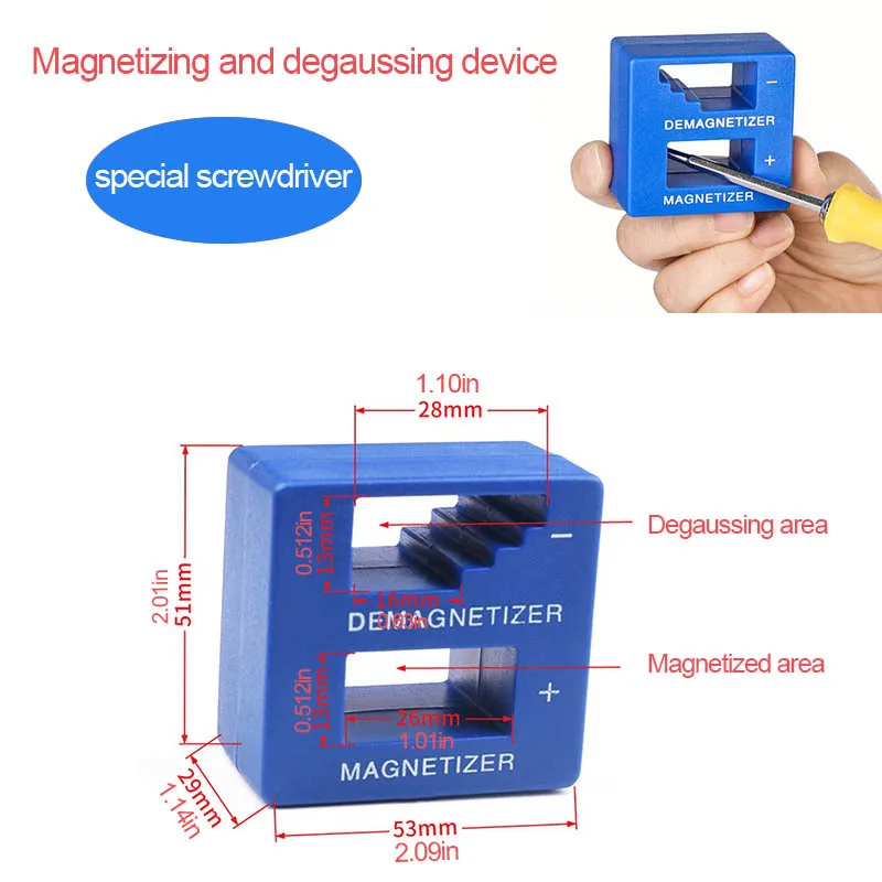 Cacciavite di magnetizzazione e smagnetizzazione di precisione vite di magnetizzazione e smagnetizzazione due in uno strumento di magnetizzazione e