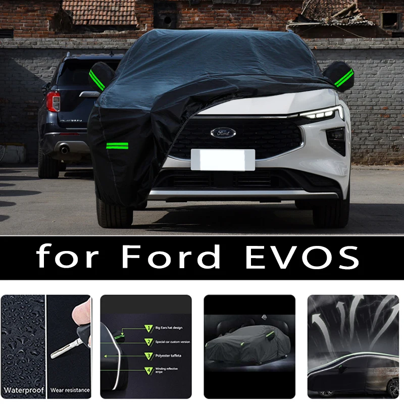 

For Ford EVOS Car protective cover Auto paint protection Sunscreen heat-insulating waterproof car clothing Car film