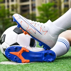 High Quality Professional Football Boots Men Soccer Shoes Boys Soccer Cleats Outdoor Training Sport Shoes Kids Football Shoes