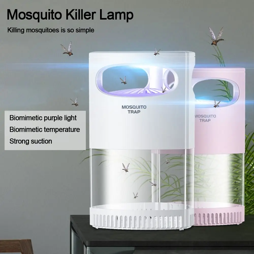 

ABS Electric Mosquitoes Killer Lamp Pest Repeller Insect Trap Fly Trap Insect Bug Household USB Charging Mosquito Trap Lamp