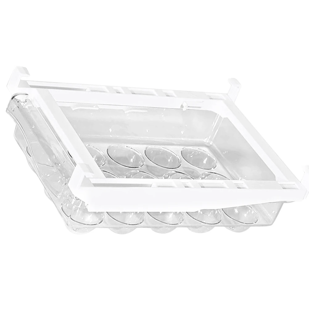 

Egg Preservation Box 15 Eggs Capacity Fridge Organizer Storage Drawer Large Size Egg Holder Refrigerator Kitchen Plastic Bin