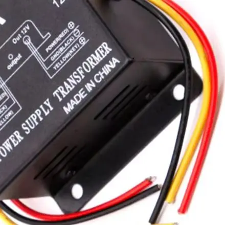 24V to 12V DC Power Converter 5A Voltage Reducer for Truck Car Bus with Over Current and Over Temperature Safety