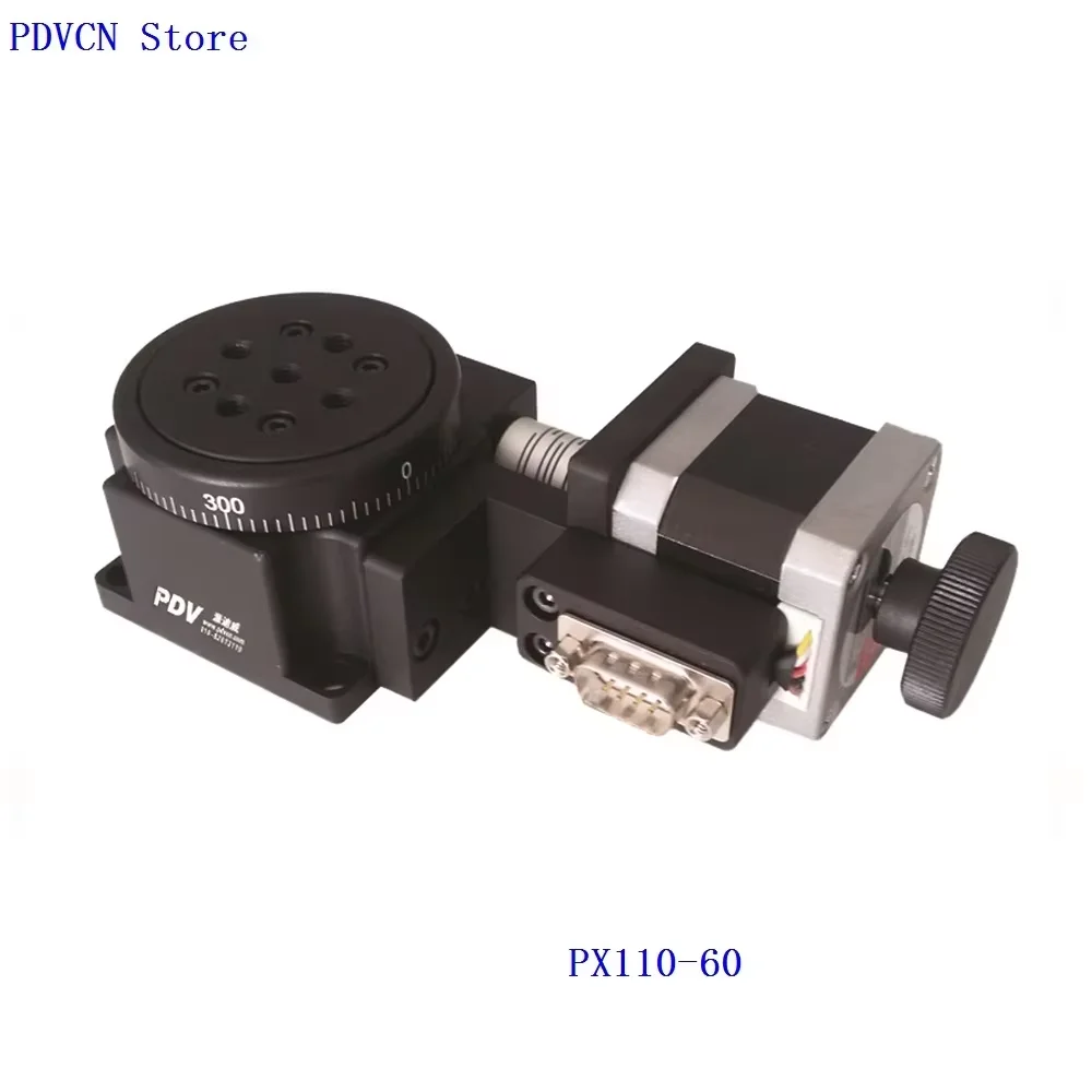 Motorized Rotary  Stage,  High Precision Motorized 360 degree rotation stage, 60 mm Motorized Worm Gear Revolving Stages