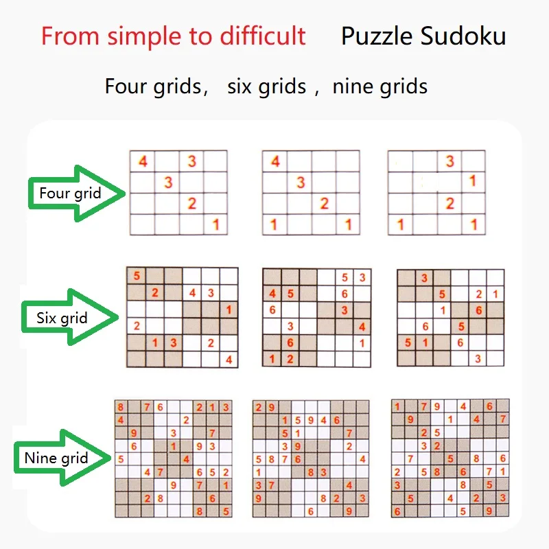 Livre de jeu Sudoku en bois magnétique pour enfants, apprentissage alth, jouets mathématiques, cadeau de puzzle, 4 en 1