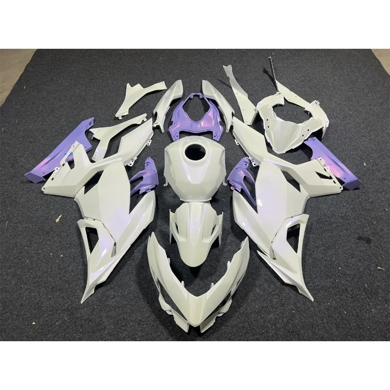 

Motorcycle Fairing Set fits Kawasaki Ninja 400 2018 2019 2020 2021 22 Years EX400 18 19 20 21 22 23 24 Body fairing Metal White