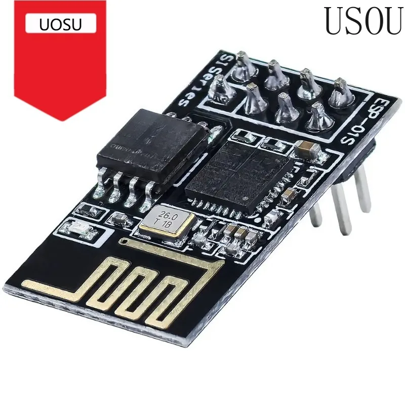 ESP-01S ESP01 Updated Wireless Transceiver Board Wifi Module ESP8266 Serial Wifi Module 3.3V for Arduino Authenticity Guaranteed
