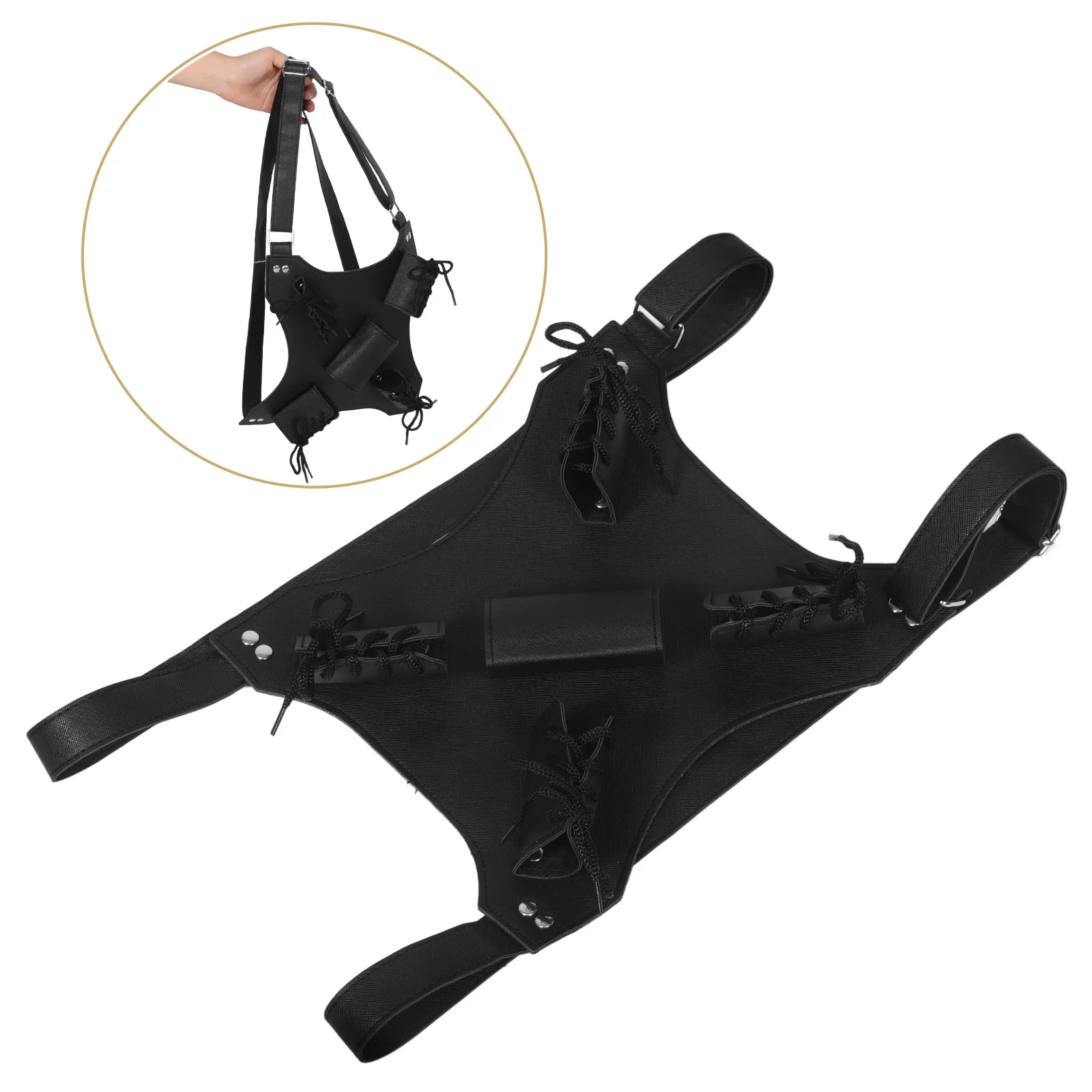 

Backpack Renaissance Sword Belt with Holder Aldult Pirate Adult Pu Predator Costume