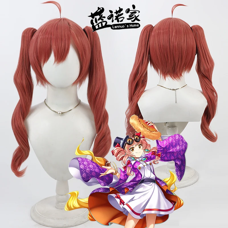 

Anime Touhou Project Yorigami Jyoon Wig Cosplay Halloween Party Prop Synthetic Hair Heat Resistant Fiber