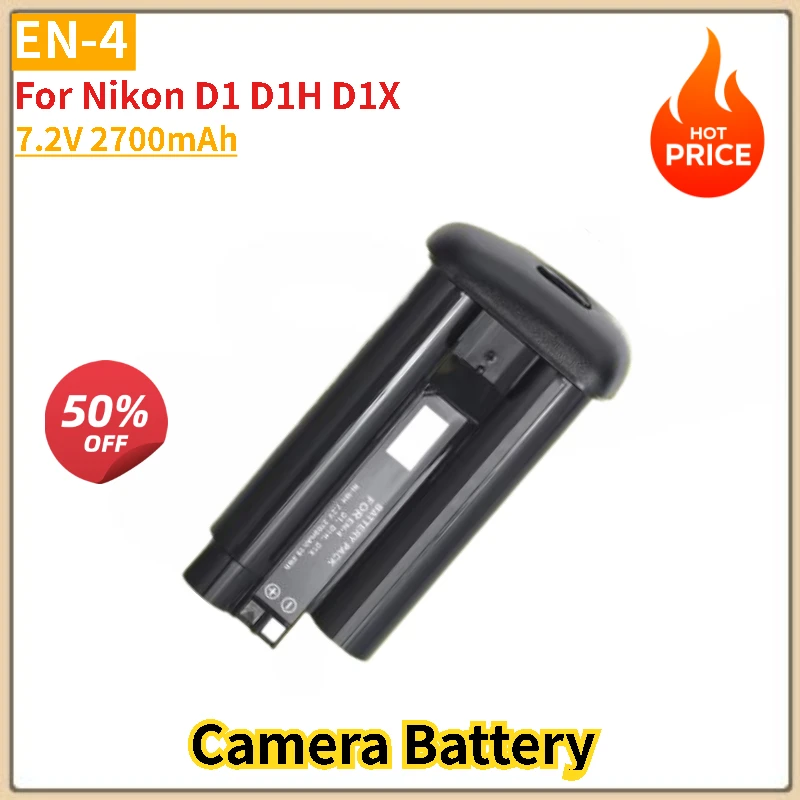 

EN-4 EN 4 EN4 Battery 7.2V 2700mAh for Nikon D1 D1H D1X Digital Camera Batteries Brand-New High Quality