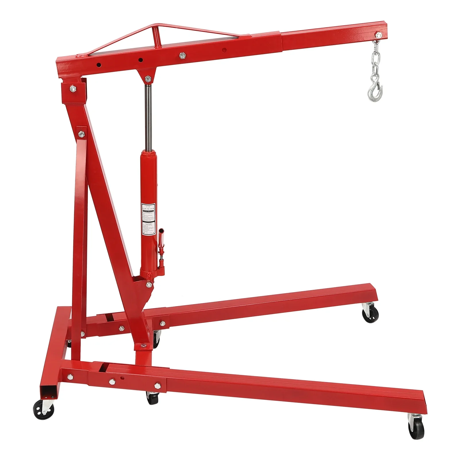 #Engine Hanger Engine Crane Hydraulic Car Crane 2T Ton Folding Mobile Crane Auto Maintenance Tool