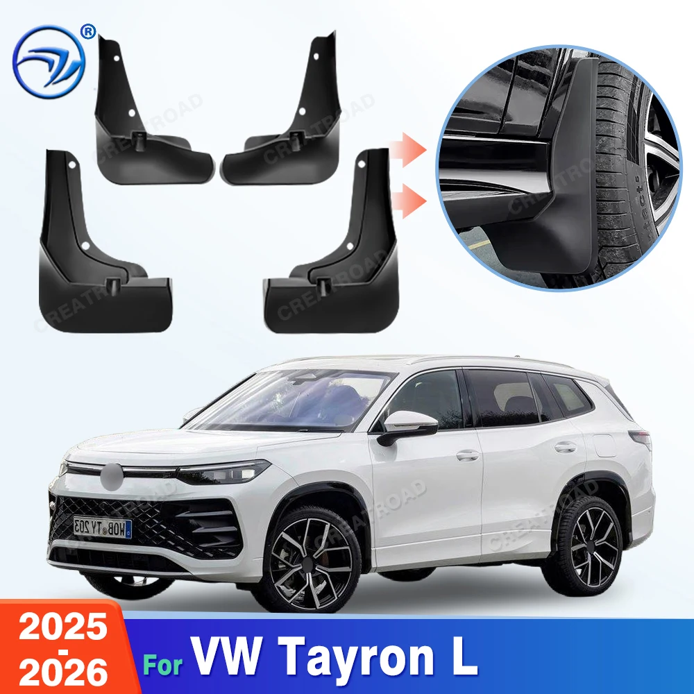 Für VW Volkswagen Tayron L 2025 2026 Kotflügel-Schmutzfänger Spritzschutz Schmutzfänger Auto-Zubehör