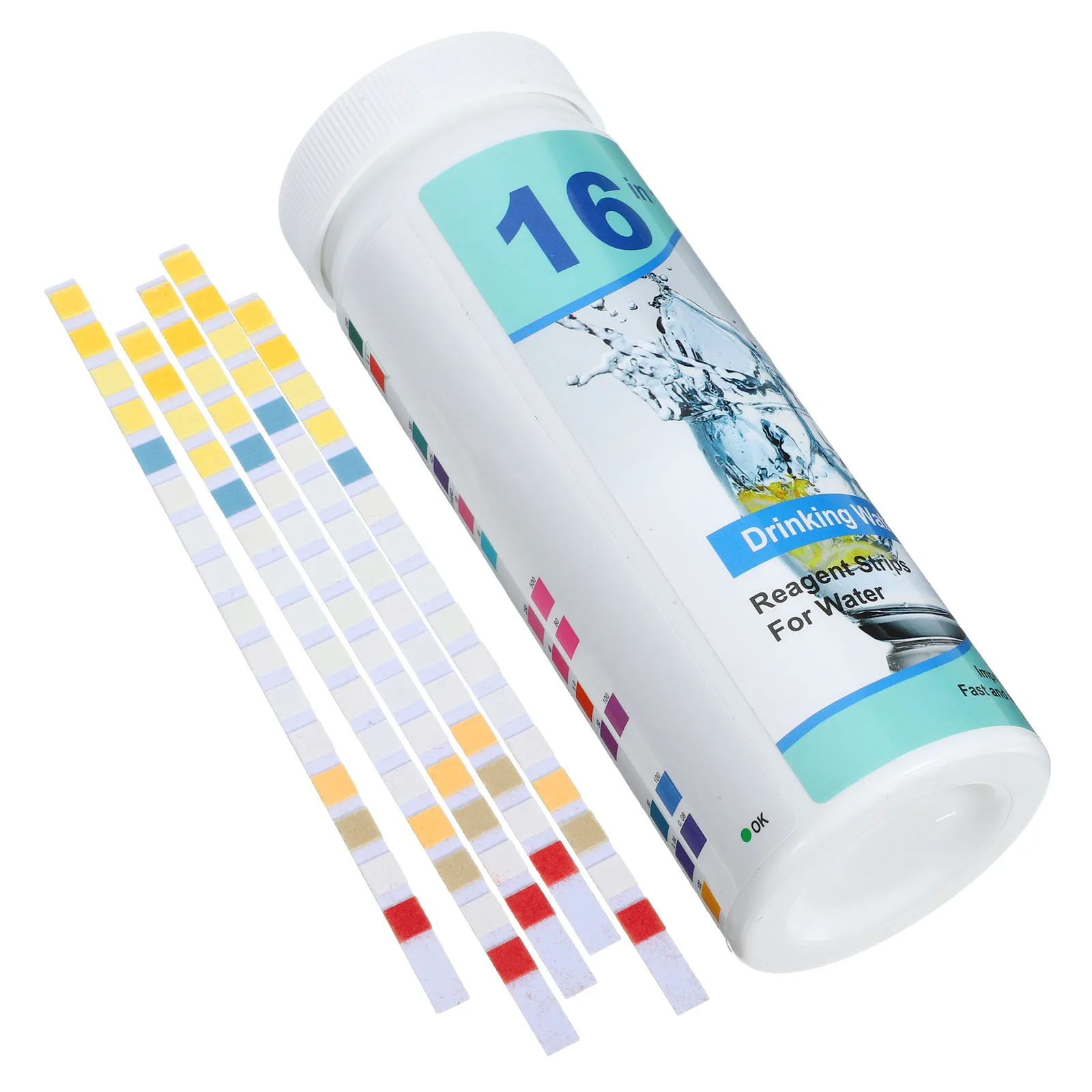 

100pcs Water Quality Test Strips Drinking Kit Pool Aquarium Freshwater Hard Testing PH Meter Home Tester Tools