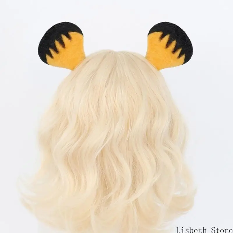 124A Animal Ear Headband Animal Tail for Kid Adult Halloween Christmas Role Play Event
