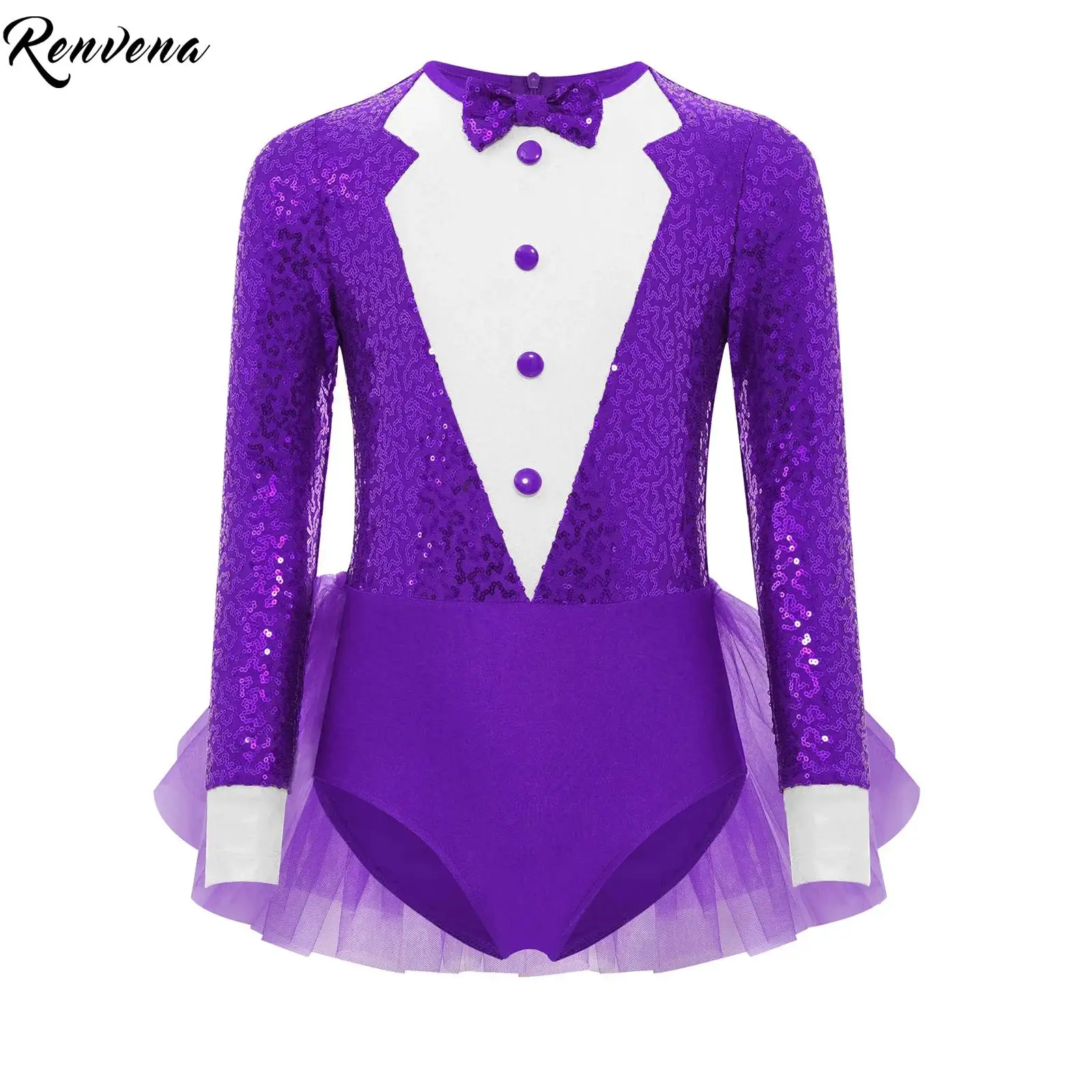 الفتيات اللاتينية الجاز ملابس رقص الجمباز راقصة الباليه أداء زي الجمباز ارتداءها مع الترتر صد تول متجنب كتلة اللون