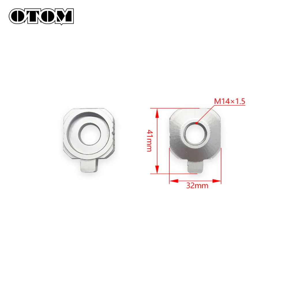 OTOM 2016-2025 Motorcycle Rear Axle Block Chain Adjuster Wheel Hub Silder For KTM HUSQVARNA GASGAS SX65 TC65 MC65 Accessories
