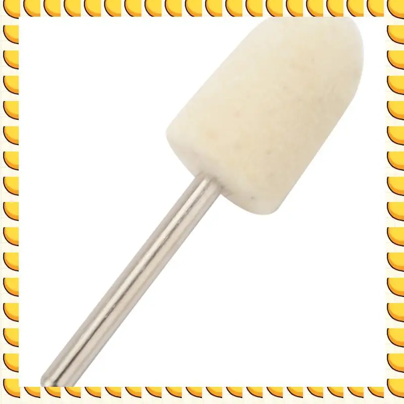 

BAAU 200Pcs Wool Felt Mounted Mandrel Polishing Buffing Wheels Grinding Bits Grinder Head Polish Watch Jewelry Rotary Tool