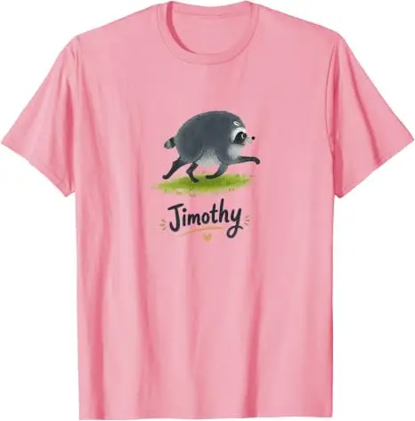 Jimothy Raccoon I Shaped Like Ball Short Spine Lustiges Geschenk-T-Shirt Y2k Trash Panda Wildlife Graphic Saying Tee HOT JIMOTHY Summer – Detail 24