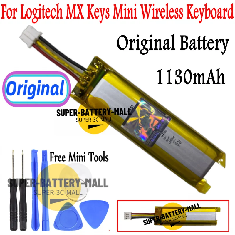

Original 1130mAh Battery For Logitech MX Keys Mini Wireless Keyboard Logitech