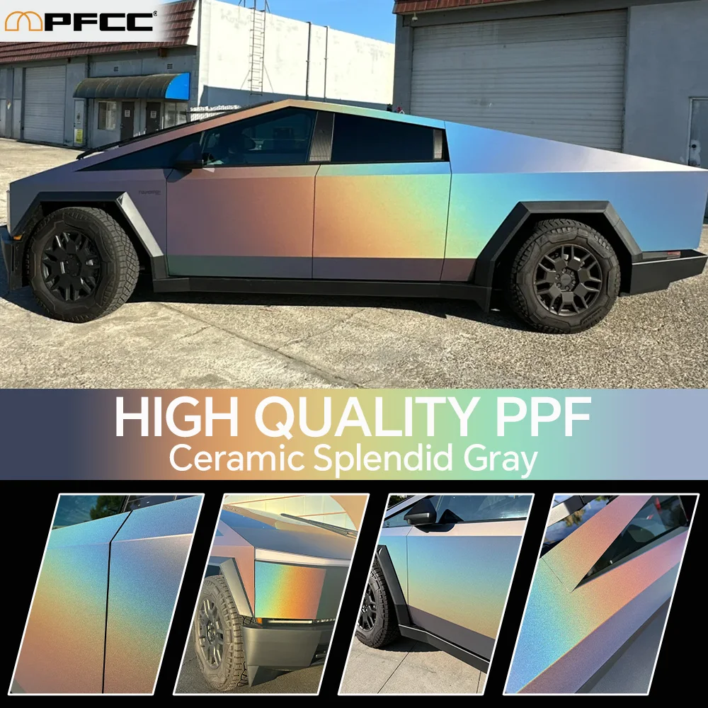 

For Tesla Cybertruck 2024 DIY Color PPF Paint Protection Film PPF TPU Car Color Changing Film Anti-Scratch Vinyl Car Accessorie
