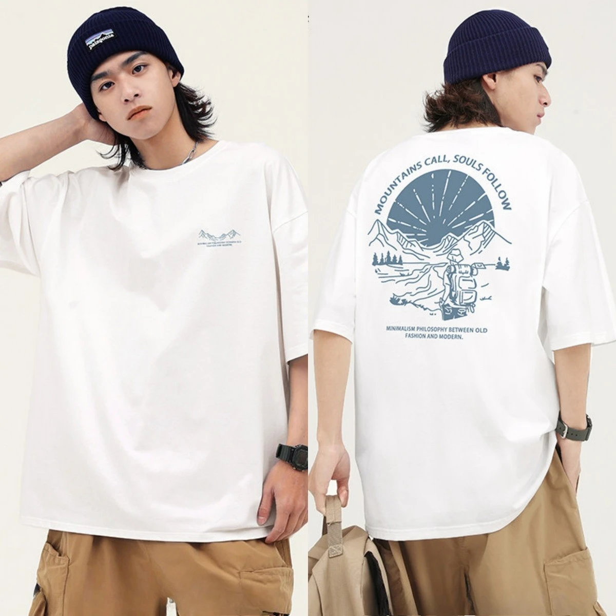 Kaos Lengan Pendek Pria Motif  - Outdoor Adventure Brand ulasan dan harga