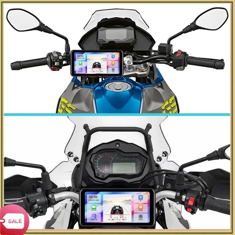 

Unique Motorcycle DVR Navigation Screen Carplay Android Auto Screen 6.25 Inch Motorcycle Portable Monitor