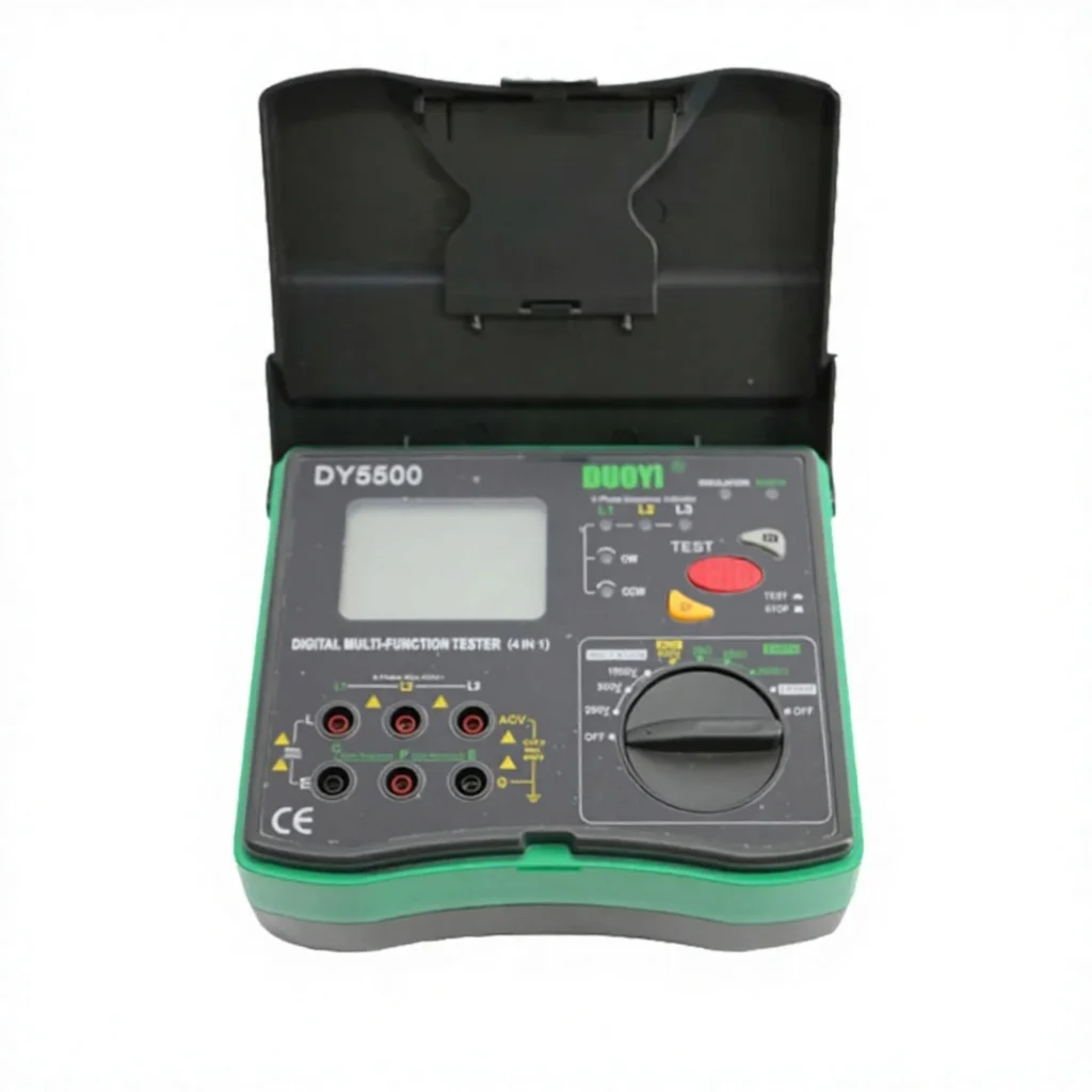 DY5500 4-in-1 Multimeter Earth Ground Resistance Tester Meter Insulation Tester Voltmeter Phase Indicator China
