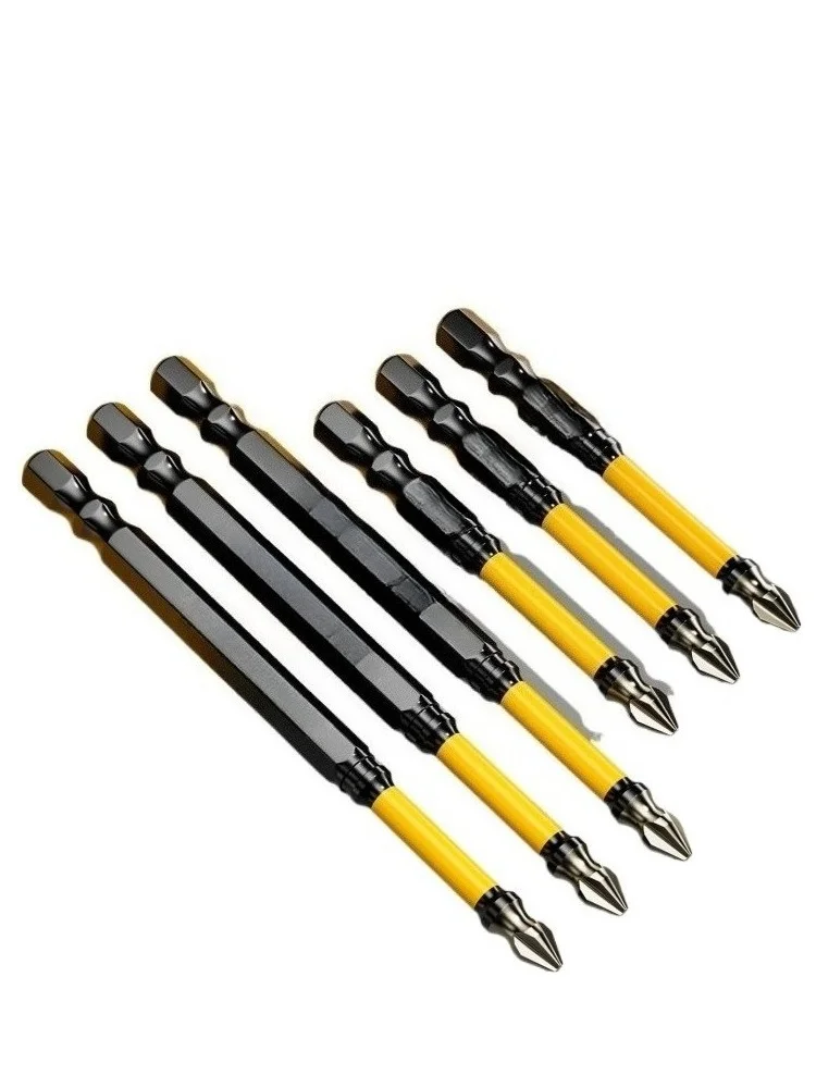 Industrial-Grade Magnetic Phillips Drill Bits Set Extra-Long Impact-Resistant Hex Shank for Electric Screwdriver Accessories