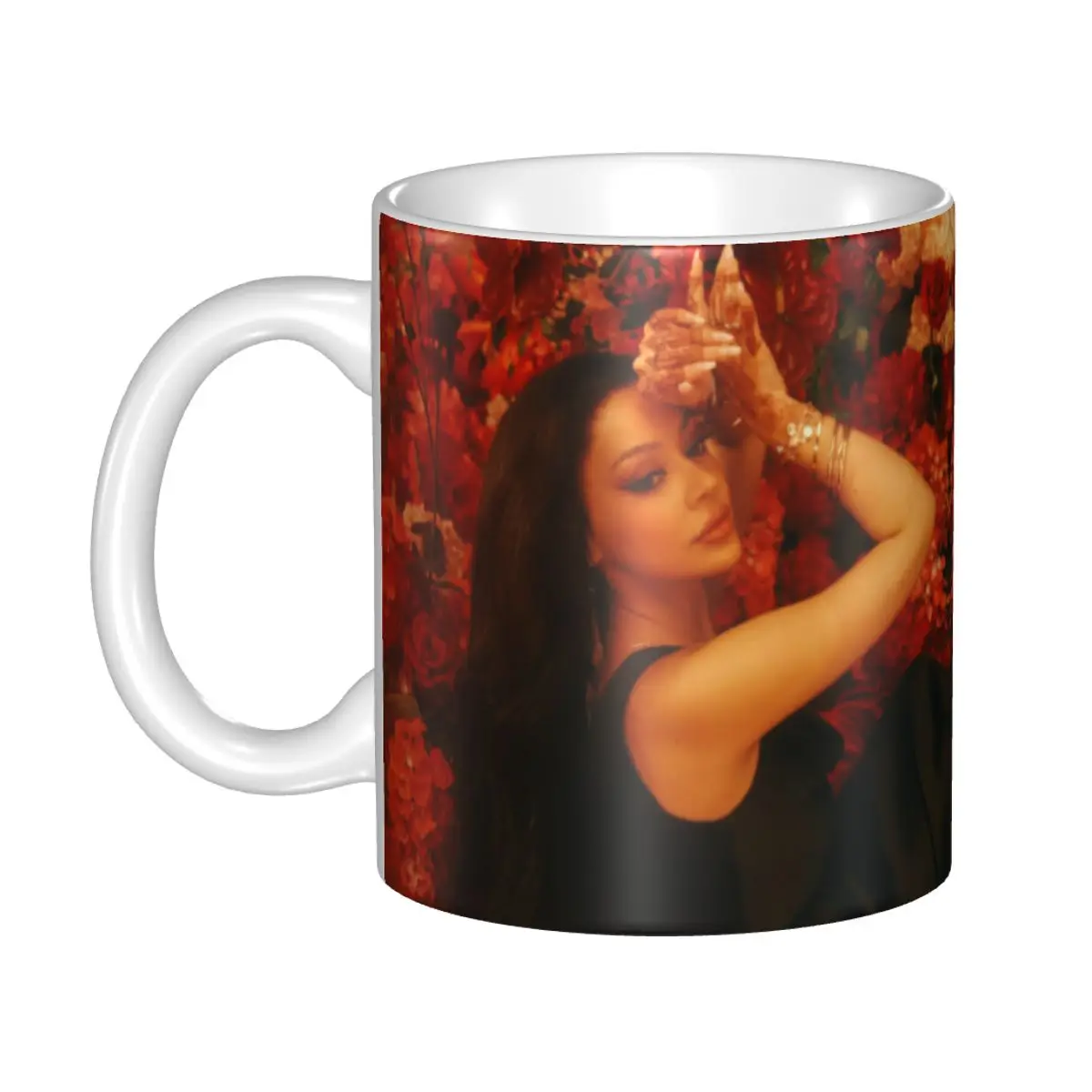 Customized A-Ayliva Poster Coffee Mugs DIY Rapper Pop Music Ceramic Milk Tea Cups