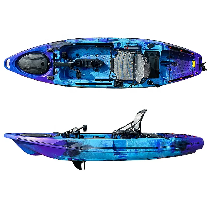 New arrival Sit on top pedal kayak foot drive system kayak de pesca canoe for sale