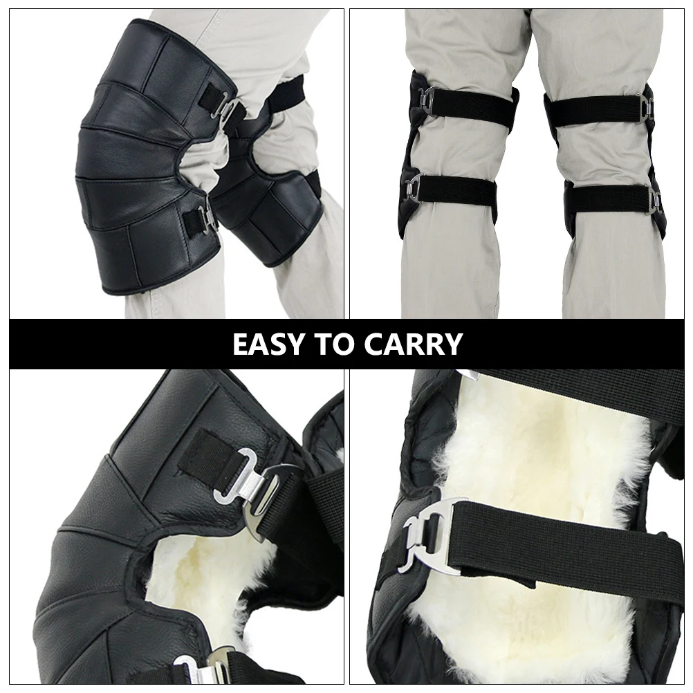 

Kneepad for Driving E-bike Motorcycle Guards Warmer Winter Motorbike Biking Pads Wool Sleeve Brace