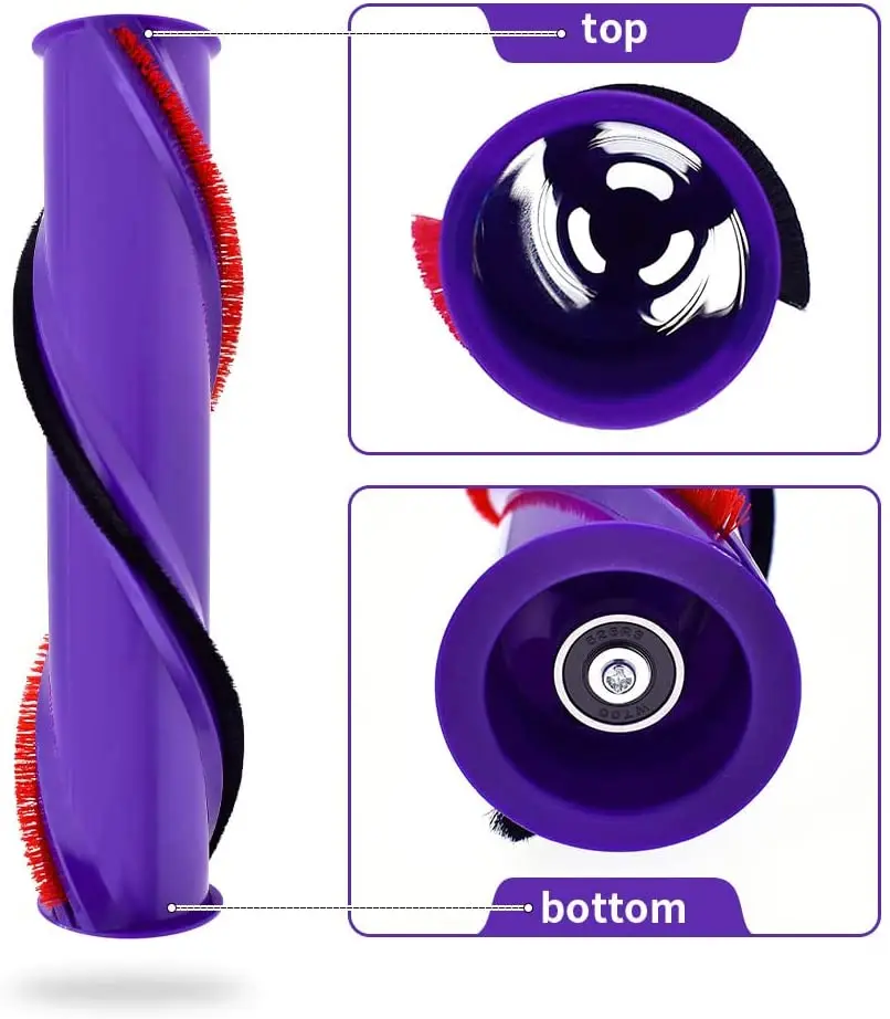 DYSON 브러시 롤 교체 키트 호환 무선 브러시 롤 클리너 헤드 브러시 바 롤러 966821-01 부품, V6 V8 V10 V11