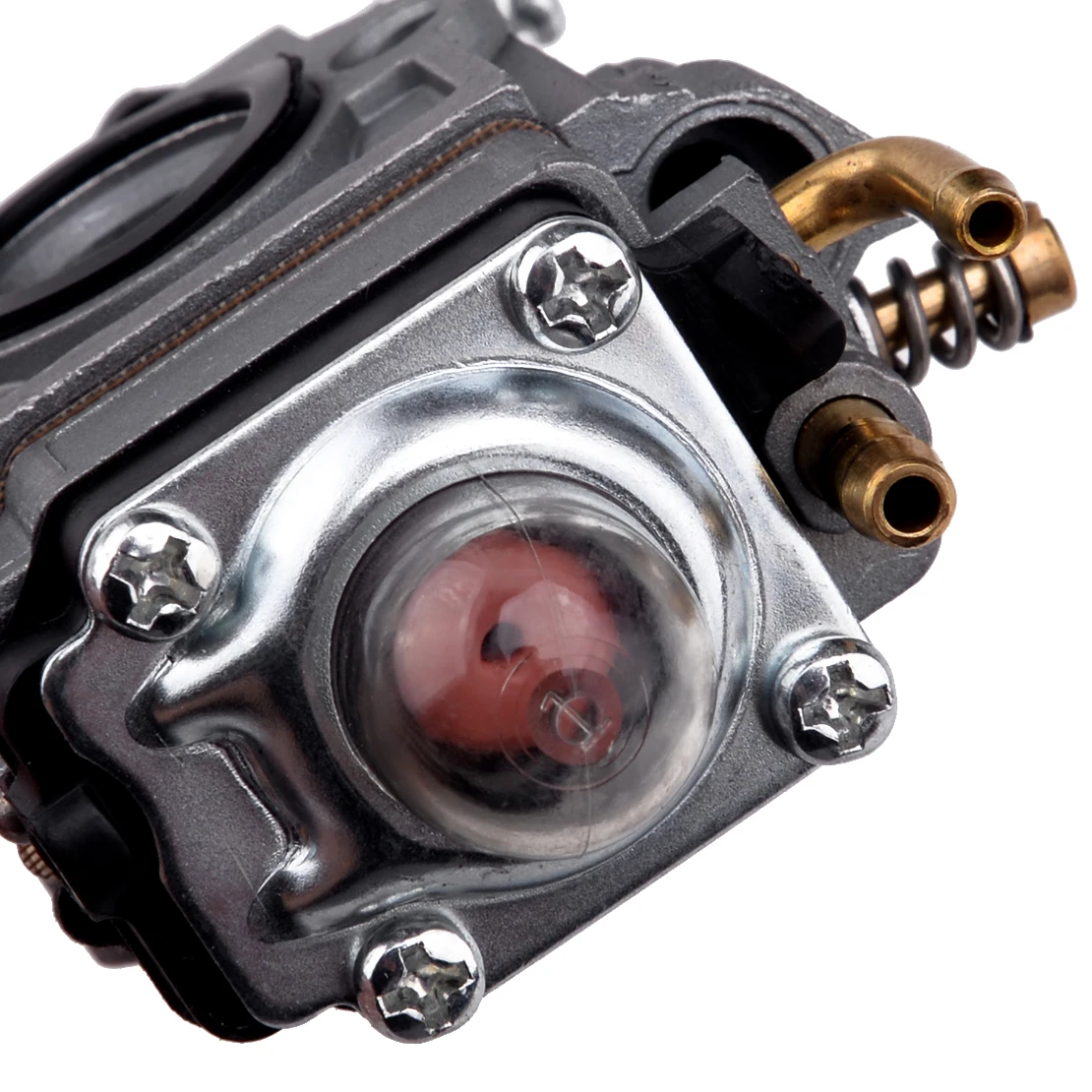 Imagem -05 - Conjunto de Carburador de Metal Prateado para Hyundai Hybc5200 52cc Tempos Gasolina Aparador de Grama Roçadeira