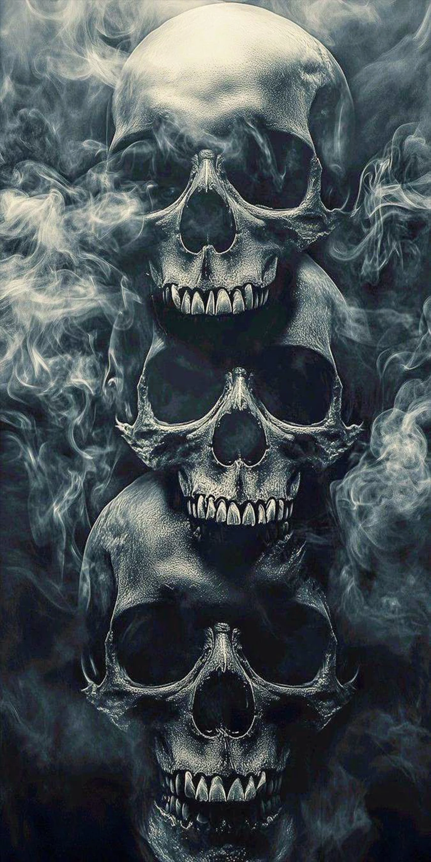 Crânio de olhos vermelhos elemento de terror padrão scooter elétrico antiderrapante adesivo lixa skate aperto fita folha 60*30cm