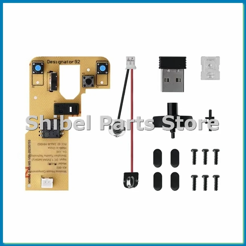 For Bamboo Lab DIY 3D Printing Wireless Mouse Kit Model 002 Computer Mouse Components with Printer Parts and Hardware-A25R