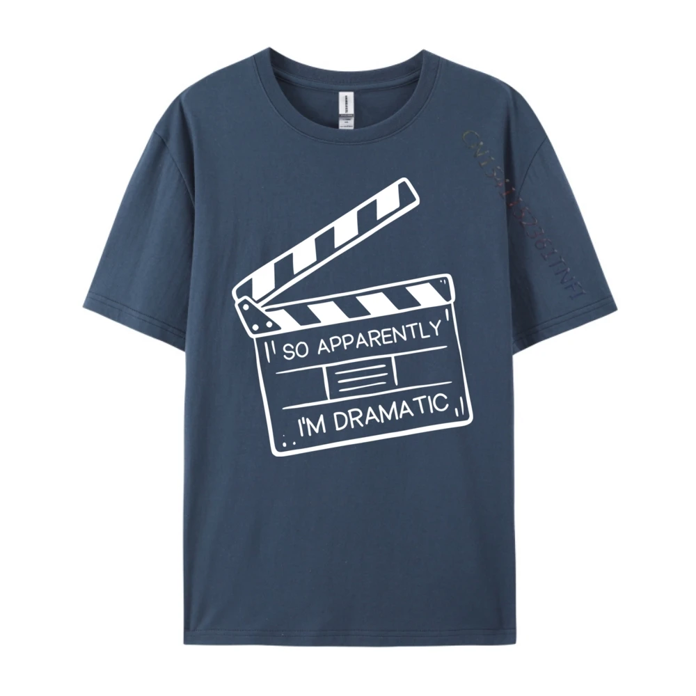 لذا يبدو أنا ممثلة مضحكة درامية الممثلة التمثيل الملابس الفاخرة بلايز رجالي هدايا طباعة Camisetas De Hombre شعار #3