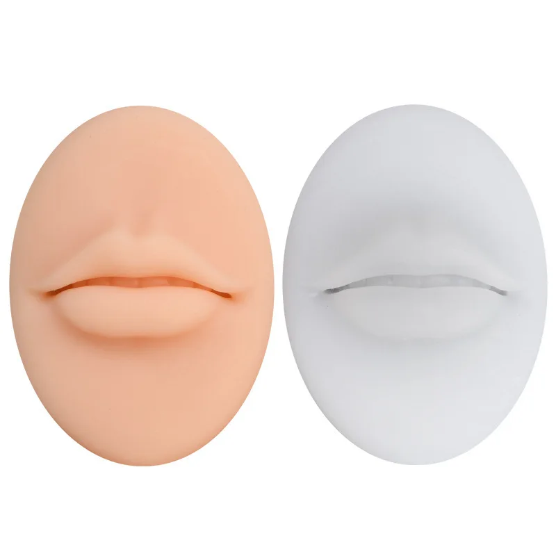 

NEW Microblading Reusable 5D Silicone Practice Lips Skin European Solid Lip Block For PMU Beginner Training Tattoo